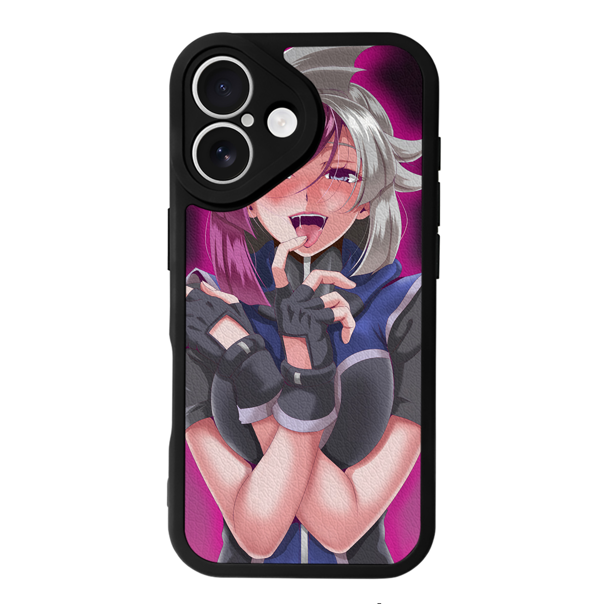 （画像用） 遊☆戯☆王 Yu-Gi-Oh! 【iPhone 16シリーズ対応】シリコンスマホケース（レザー調） 材質：シリコン